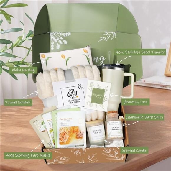 Birthday Gifts for Women Self Care Gifts Get Well Soon Gifts, Relaxing Spa - Picture 3 of 8